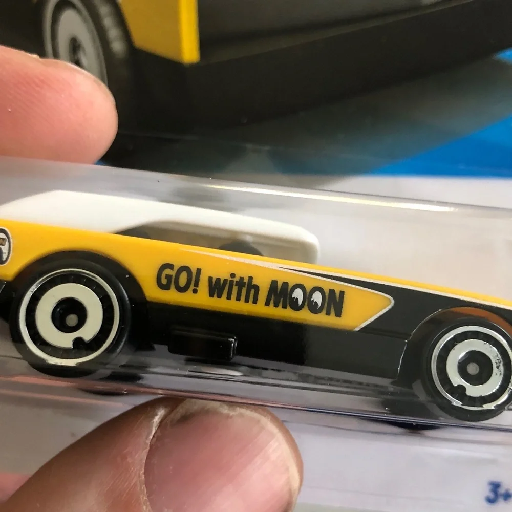 Mattel Hot Wheels Yellow Long Bloc Car